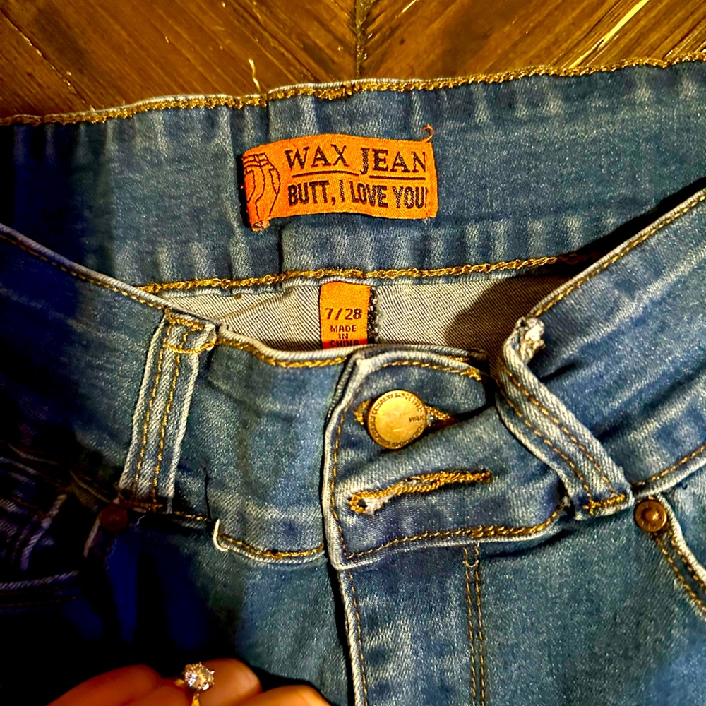 Wax Jean -Butt, I love you, butt lifting and shaping jeans.